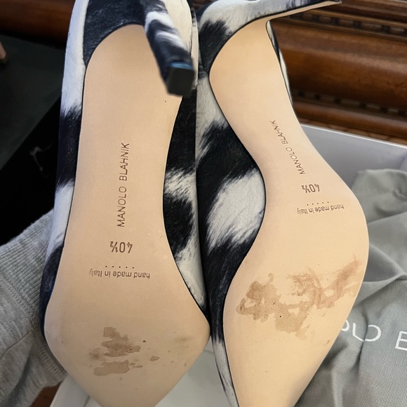 Never Worn NIB Manolo Blahnik Pumps size 40 1/2 - Picture 6 of 8